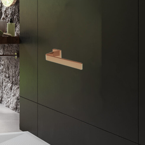 Toallero Corto Chalten Color Oro Rosa 67X208Mm Fv 000