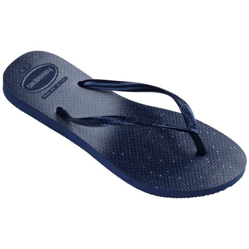 Sandalias de Mujer Havaianas Slim Gloss Azul Marino - Azul Marino