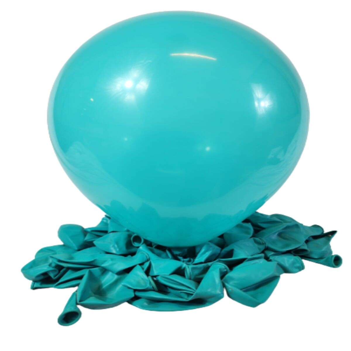Globo Liso x50 Und Fessta - Verde Agua 
