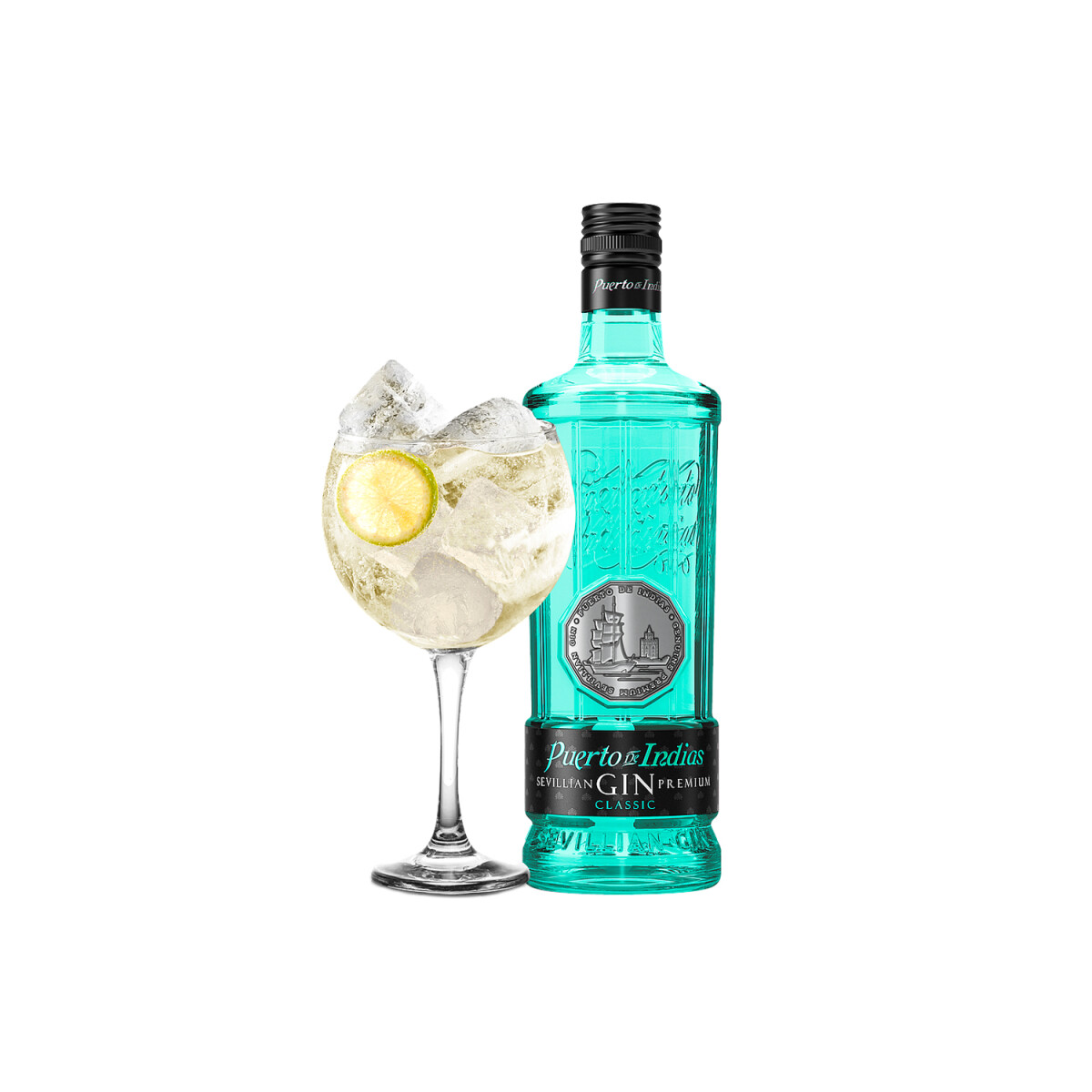 Gin Puerto de Indias Classic + Copa - 700 ml 