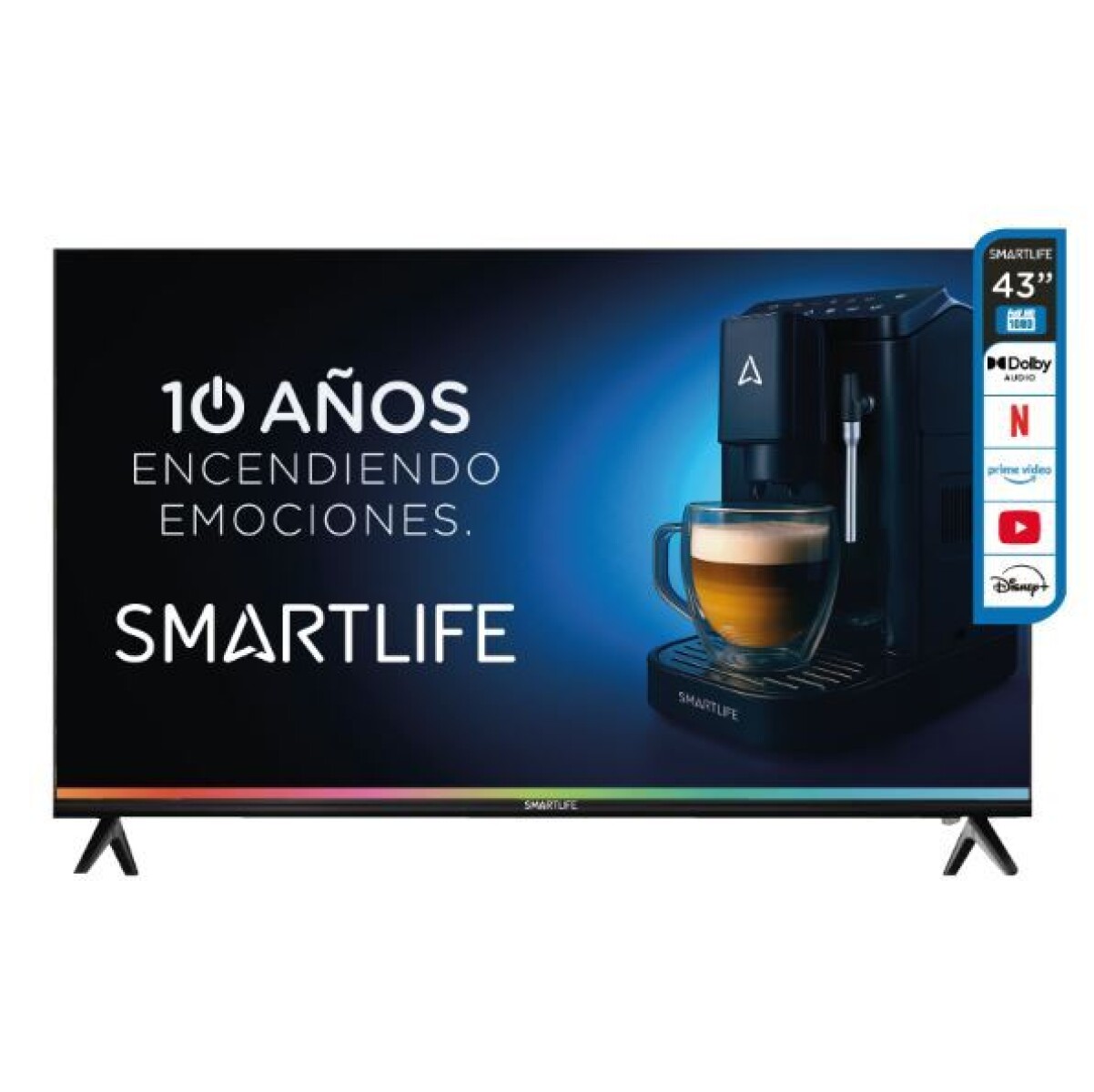 Televisor Led Smart TV Full HD Smartlife 43" SLTV43FHD25T 