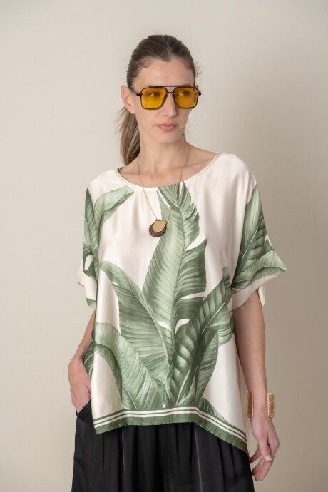BLUSA PALMA Verde