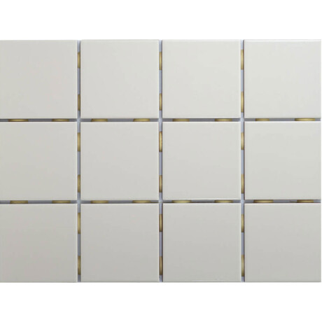 Cerámica malla blanca mate 10x10Cm pared GAMAS DE BLANCO
