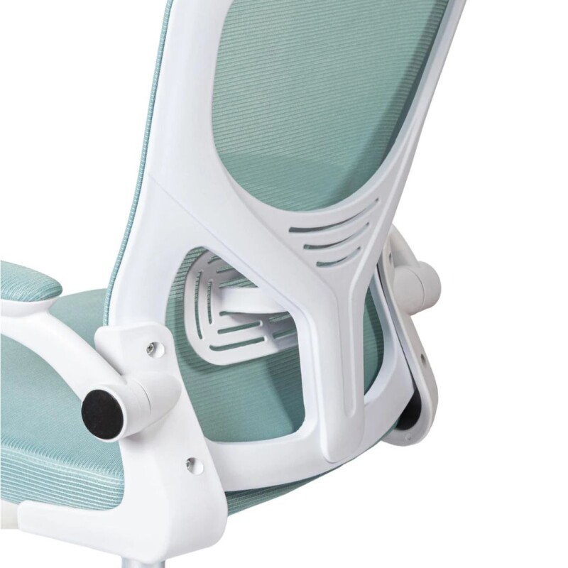 Silla de Oficina Malla HY-697 Celeste/Blanco Silla de Oficina Malla HY-697 Celeste/Blanco
