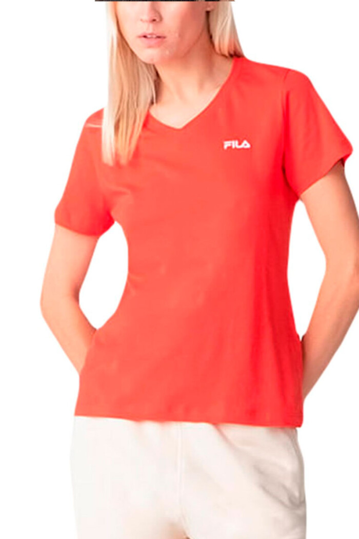 REMERA MUJER FILA BASIC Rojo