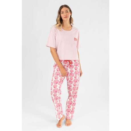 Pijama shell pantalon Rosado