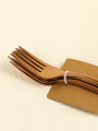 Tenedor Postre Rose Gold, Set 4pcs Color Unico