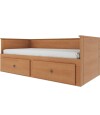 Cama Palino 1 Plaza / auxiliar Funcional Marron