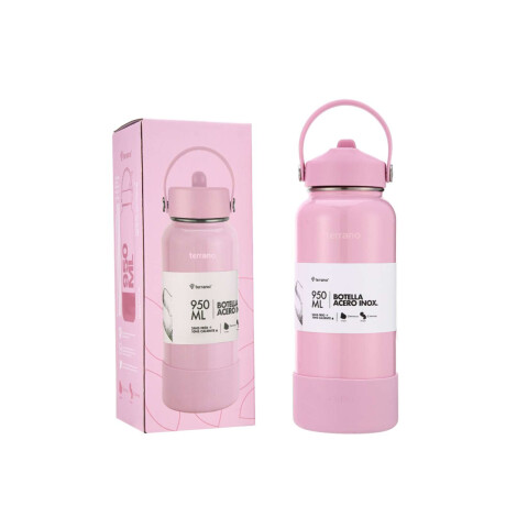 Botella Térmica Con Pico 950Ml. Miami Metalizado