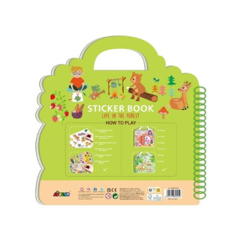 Libro de sticker y actividades- Bosque Libro De Sticker Y Actividades- Bosque
