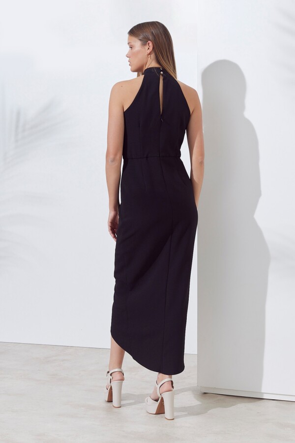 Vestido Maxi Halter NEGRO