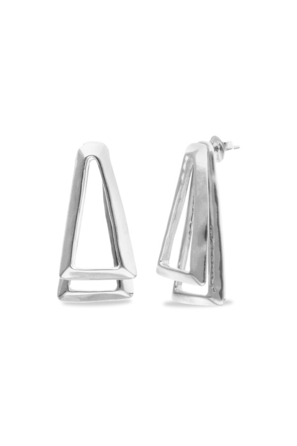 PENDIENTES DE ALEACIÓN DE METALES BAÑADOS EN PLATA DE LEY Pendiente