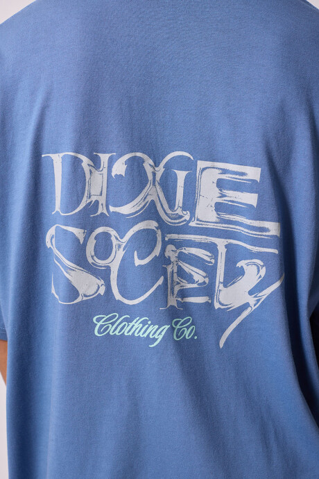 T-SHIRT TULAN DIXIE Azul Piedra