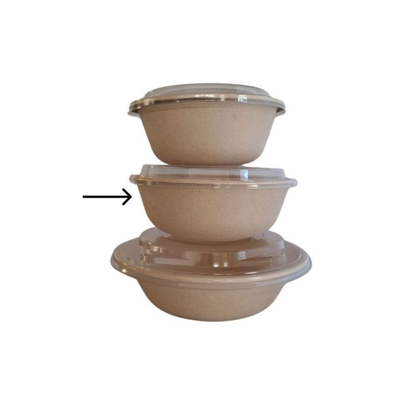 BOWL BAGAZO REDONDO 170*61mm 25,4oz - 50UDS (BOW5027) Bowl Bagazo Redondo 170*61mm 25,4oz - 50uds (bow5027)