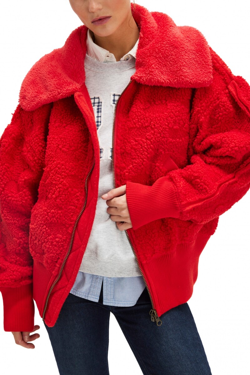 CARDIGAN COZY UP Rojo