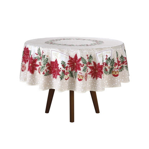 Mantel Redondo Dohler 160 cm - Navidad 108