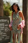 Beach Net Dress Verde Agua
