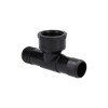 Tee con rosca polietileno 1" Tee Con Rosca Polietileno 3/4"