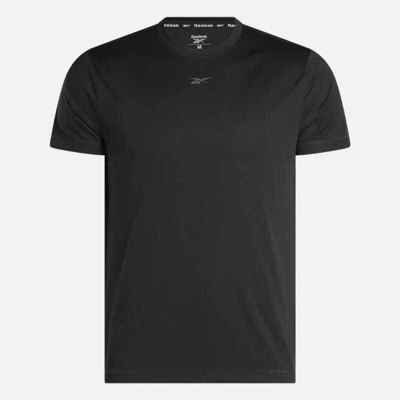 Polo Running Id Train Ss Tech Tee Hombre Black