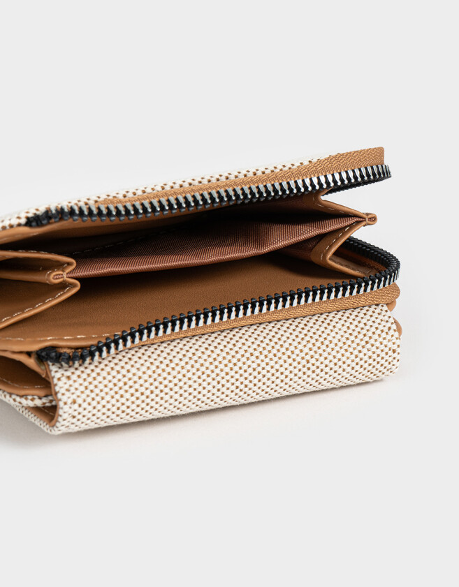 Billetera Billetera Solapa Beige - Marron Beige