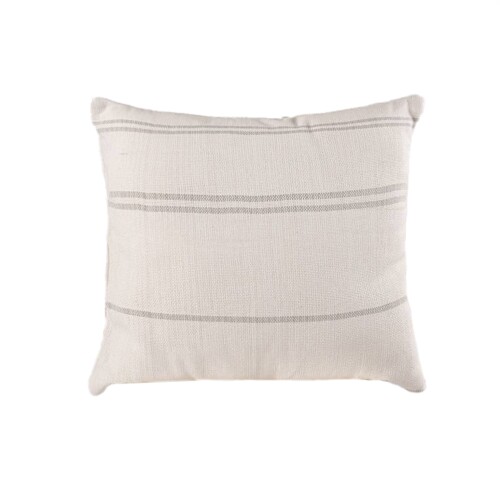 Almohadón Artesanal Tajy 50x50 cm - Pilar Crudo/Beige