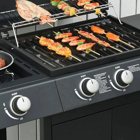 PARRILLA A GAS CON ANAFE 110X51X100 KASSEL ++ N/a