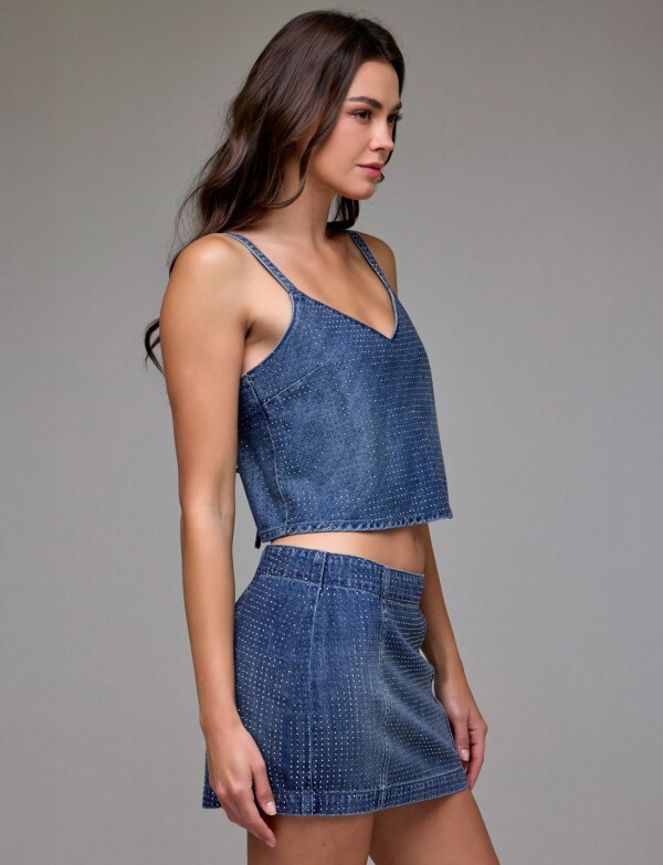 Top Jean Strass JEAN