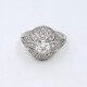 Anillo Antiguo En Oro18K, Brillantes Y Diamantes Anillo Antiguo En Oro18K, Brillantes Y Diamantes