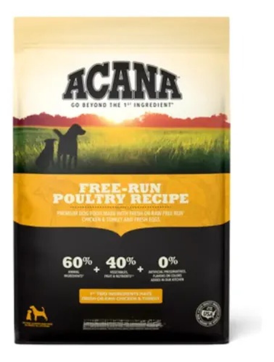 ACANA Dog Free-Run Poultry Recipe 25LB - Acana Dog Free-run Poultry Recipe 25lb 