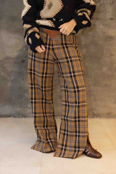 Crazy Pants Vol2 Cuadrillé Mostaza