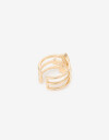 Anillos Medianos y Grandes Metal Anillo Estrellas - Dorado