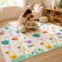 Alfombra Bebé Reversible Plegable Impermeable 200x150cm MNM Blanco 1
