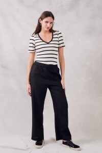 Pantalón Lino Negro