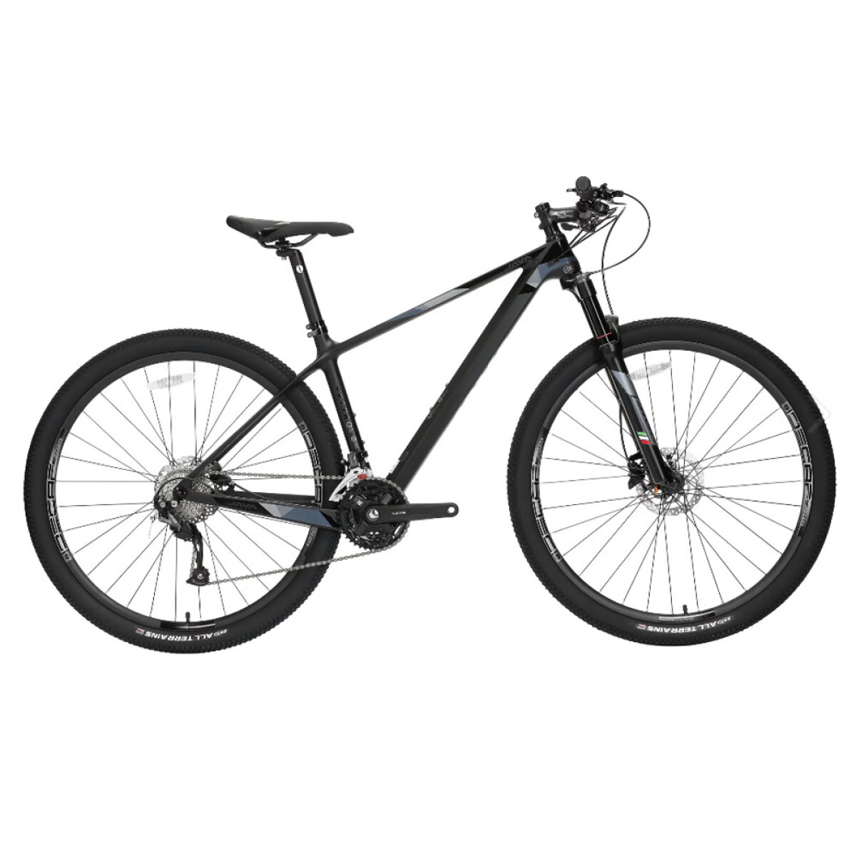 Java - Bicicleta Mtb- Vetta- Rodado 29", 30 Velocidades, Carbono, Talle 15". Color: Negro Mate. 