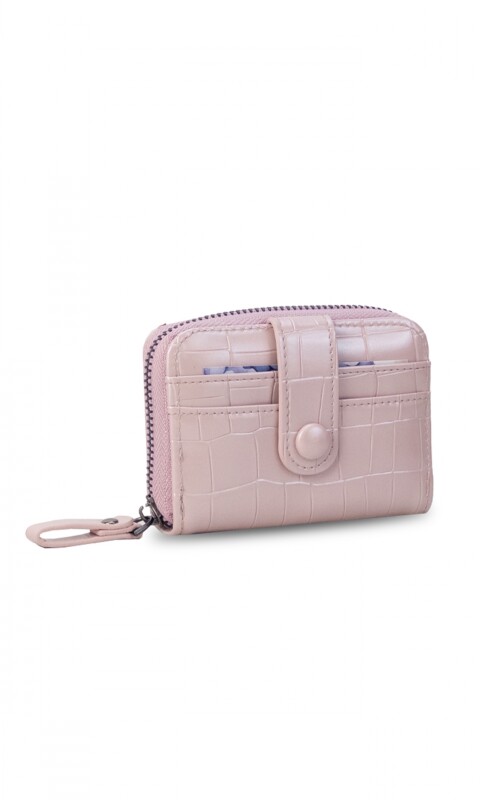 TARJETERO IRINA CROCO ROSA MAUVE
