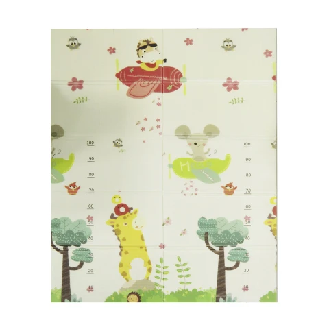 Alfombra Infantil Plegable Anti Golpes 120 x 180 cm ANIMALES
