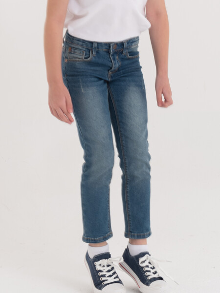 Pantalón de jean skinny Azul Oscuro