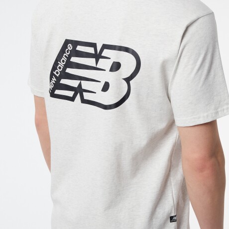 Remera de hombre New Balance - MT23514SAH WHITE