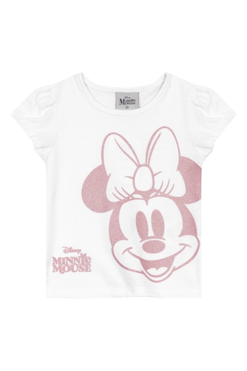 Remera Infantil. Blanco