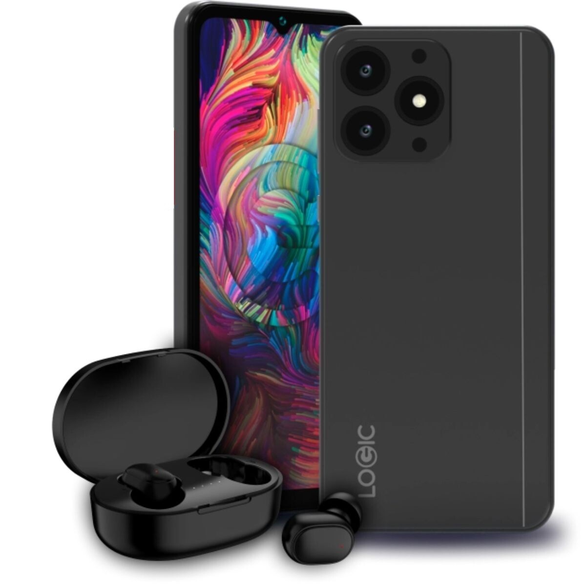 Celular Logic L68C LTE 64GB con auriculares incluidos 