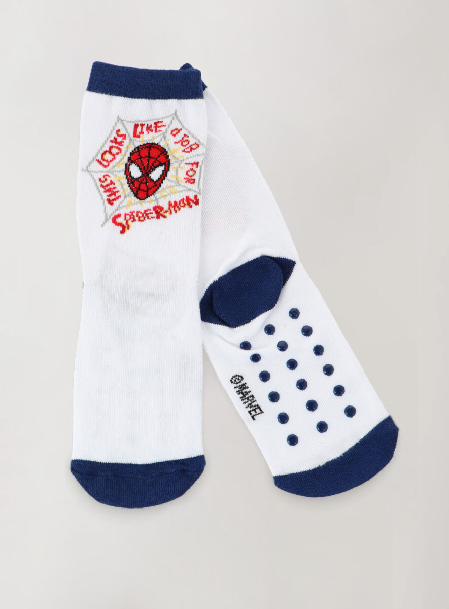 Medias spider man con antideslizante - Diseño 1 