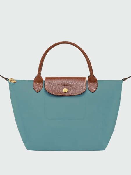 Longchamp - Le Pliage Original Bolso con Asa Superior S Eucalyptus