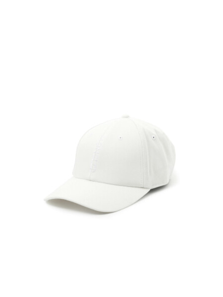 Moncler -Gorro con visera de algodón Blanco