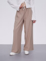 Pantalon Cezzilia Beige Oscuro