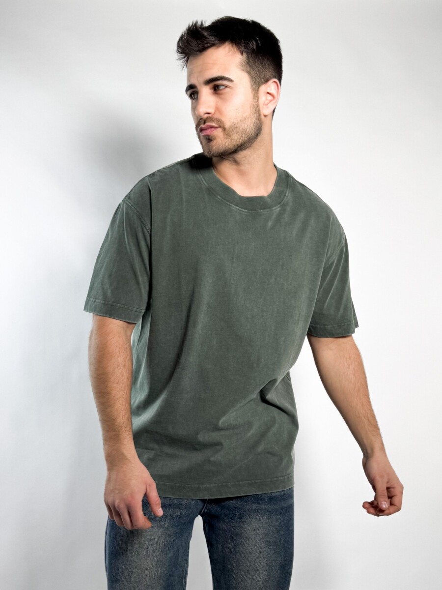Remera oversize Brito - Verde 