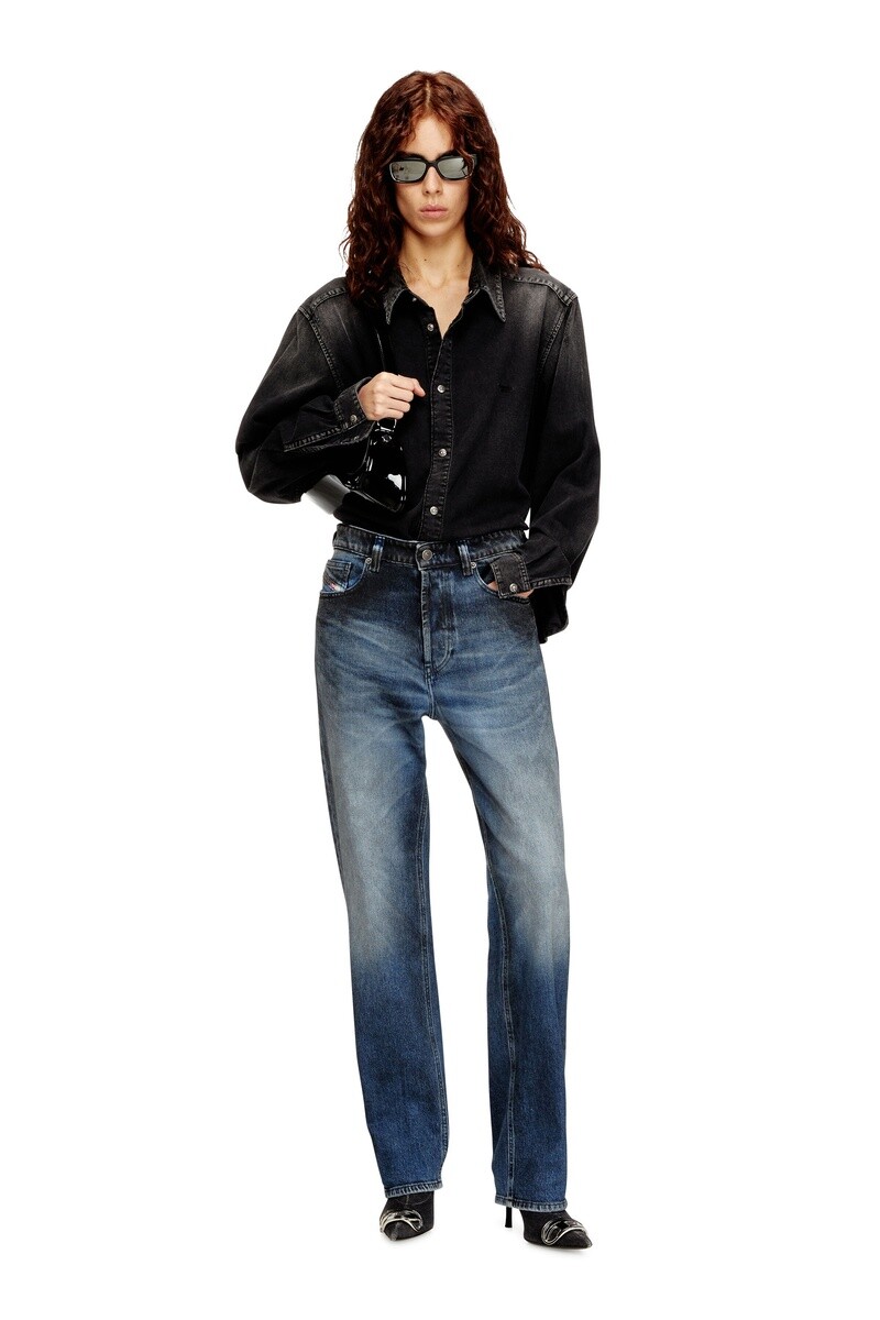 Jean Para Mujer Regular - 1988 D-Ark Azul Medio