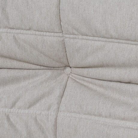 Sofá Togo - Tela Rústica - 1 cuerpo 19675.4 (Beige)