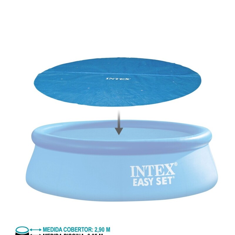 INTEX COBERTOR LONA SOLAR PARA PISCINA DIÁMETRO 3.05 METROS Intex Cobertor Lona Solar Para Piscina Diámetro 3.05 Metros