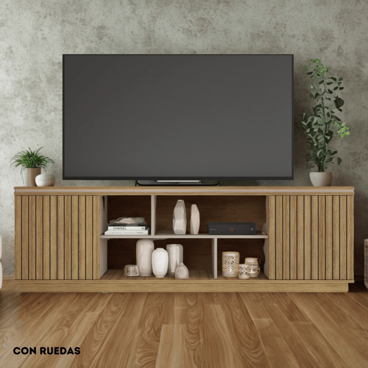 RACK SIMETRÍA 1.80 MIEL/CACAO 81302 