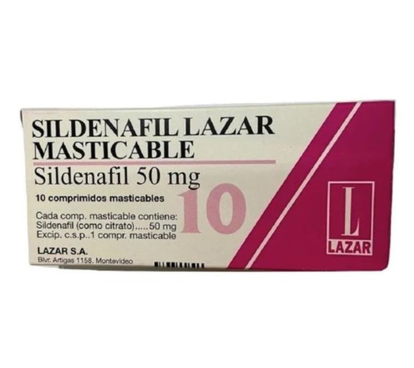 Sildenafil Lazar Masticable 